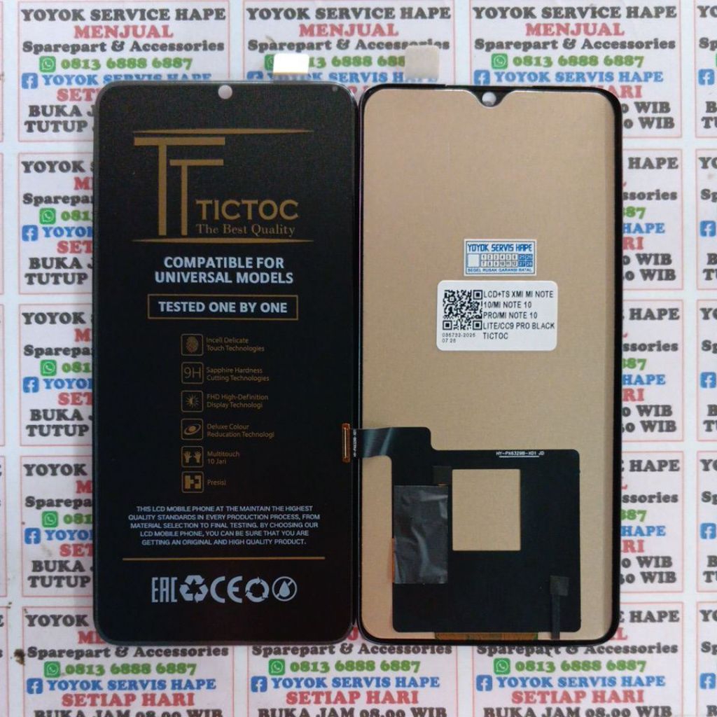 LCD XIAOMI MI NOTE 10/MI NOTE 10 PRO/LITE