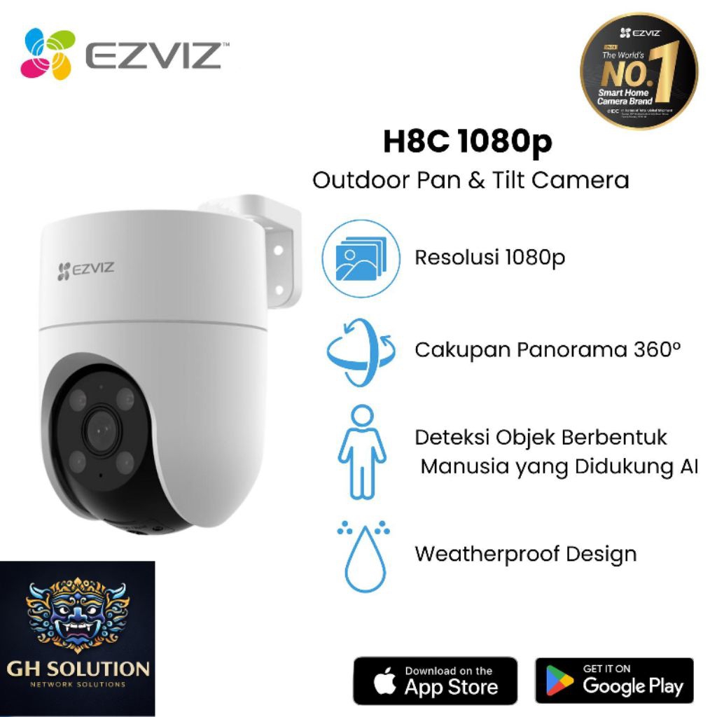 EZVIZ H8C 2MP Outdoor Camera