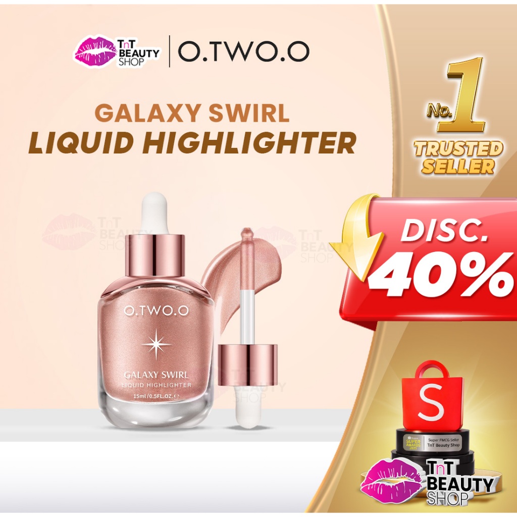 O.TWO.O Liquid Highlighter Silky Blends Seamlessly Glow Skin Long lasting | TnT Beauty Shop