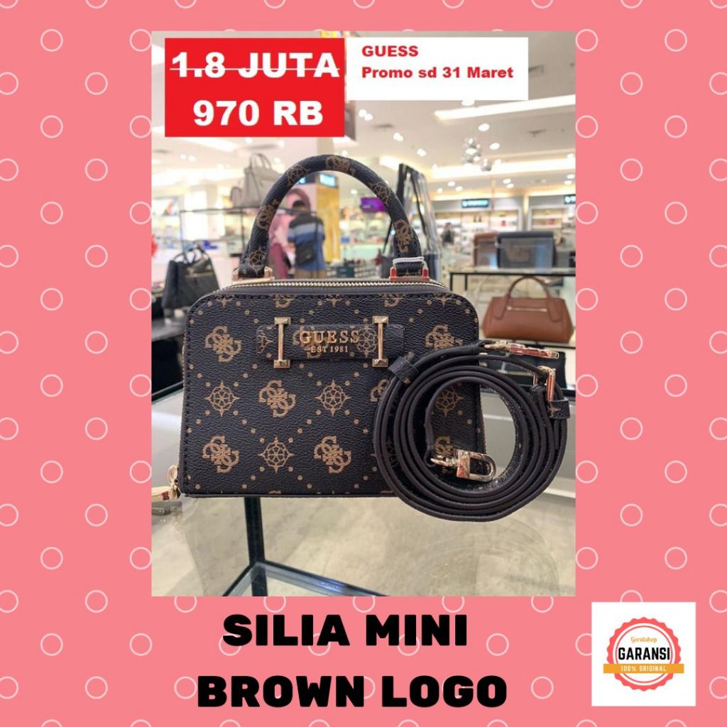 Tas Guess wanita seri FEDANA MINI TOP HANDLE  satchel bag 100% original store