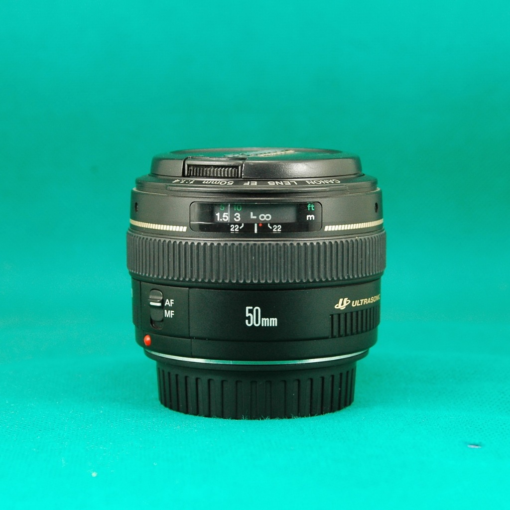 Lensa Fix Canon EF 50 mm F 1.4 USM / EF 50mm F1.4 Ultrasonic Mulus