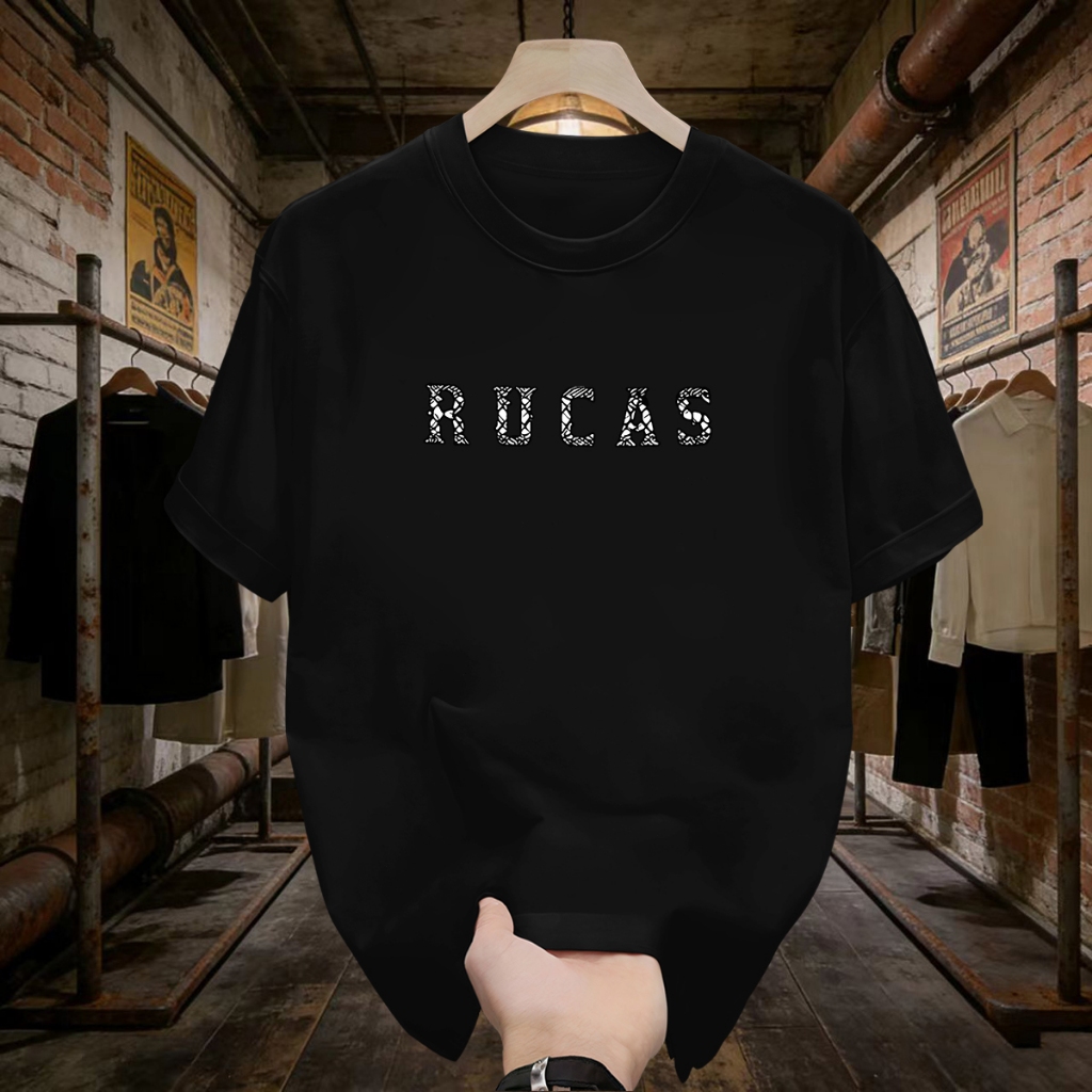 Kaos RUCAS Oversize Pria Katun Adem Nyaman ORIGINAL 100%