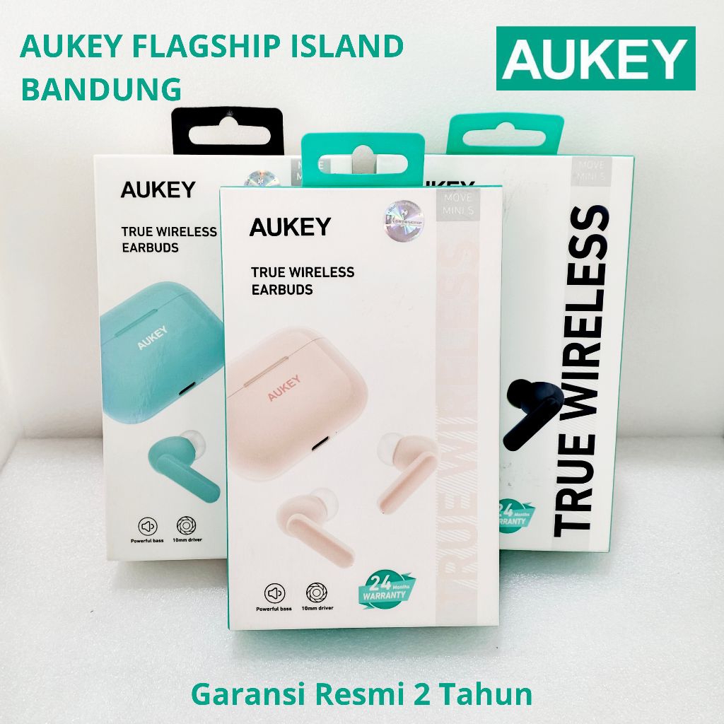 AUKEY TWS Bluetooth True Wireless Earphone IPX5 4G Earbuds EP-M1S