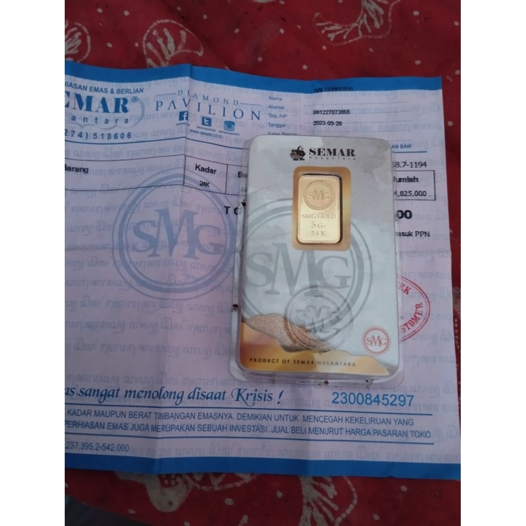 LOGAM MULIA SMG 5 GRAM SEMAR NUSANTARA