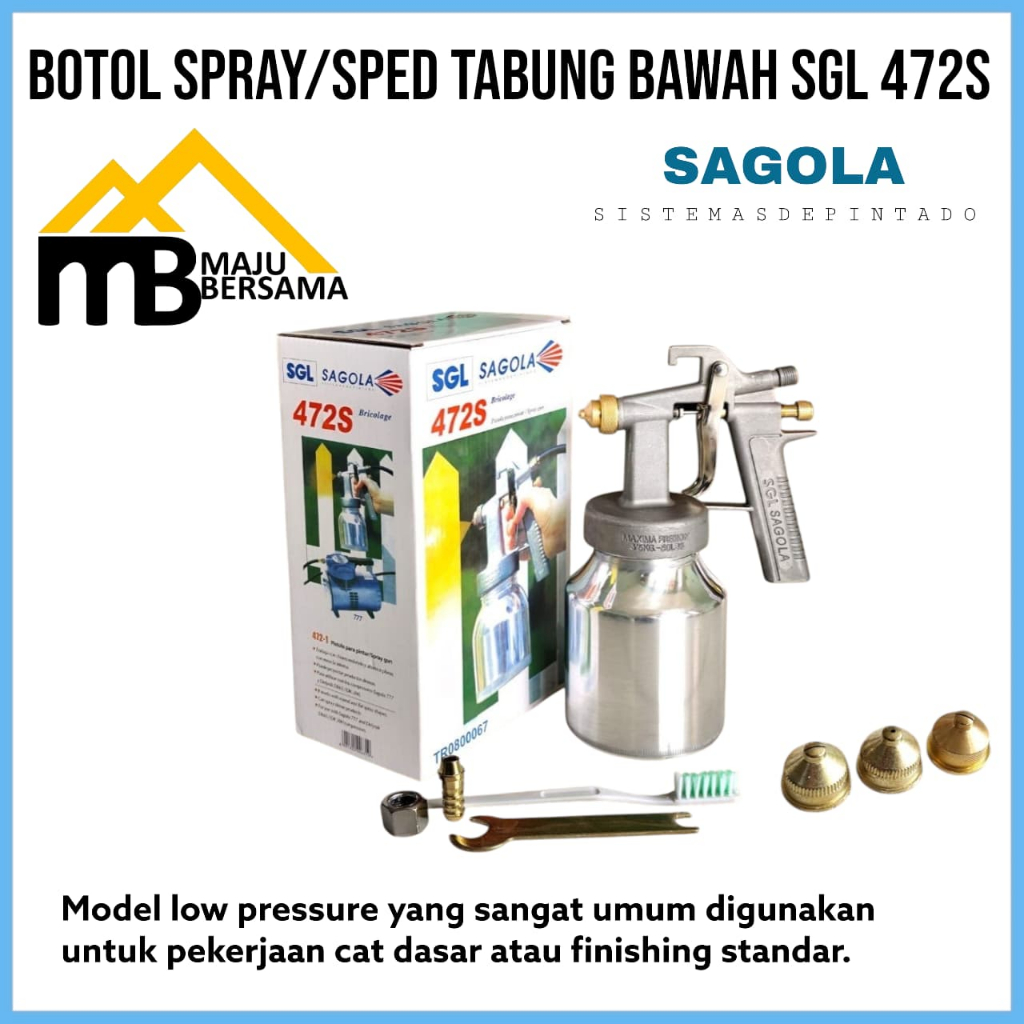 BOTOL SPREY / BOTOL SPED TABUNG BAWAH SAGOLA SGL 472S