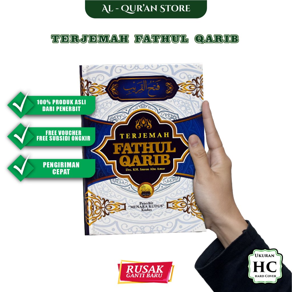 Buku Fikih Terjemah Fathul Qarib Drs. Kh. Imron Abu Amar Hc Penerbit  Menara Kudus Buku Islami, Kita