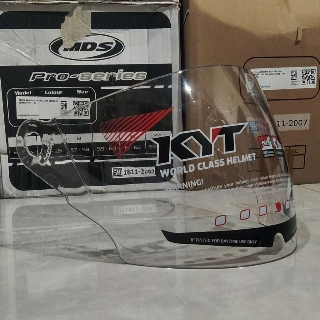 KACA | VISOR HELM KYT VENOM RR ORIGINAL