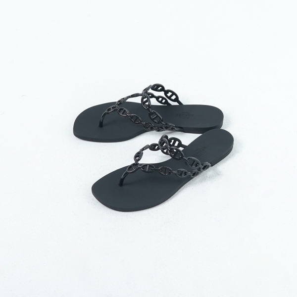 Sandal H ISLAND JELLY BLACK SANDAL 100% ORIGINAL