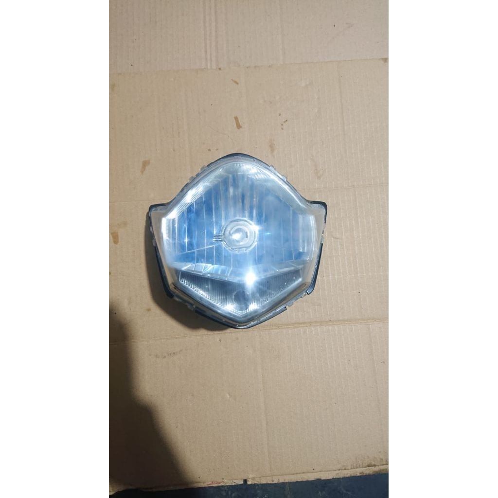 Lampu Depan Vixion Old Original Copotan Headlamp Vixion Lama Standar Oval Siap PasangHeadlamp Yamaha