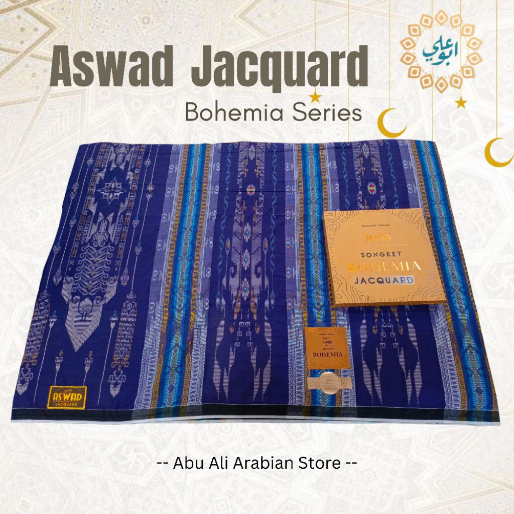 Sarung Aswad Jacquard Bohemia Series