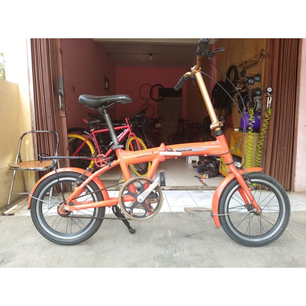 Sepeda Lipat Wimcycle Alloy UK 16 Siap Pakai