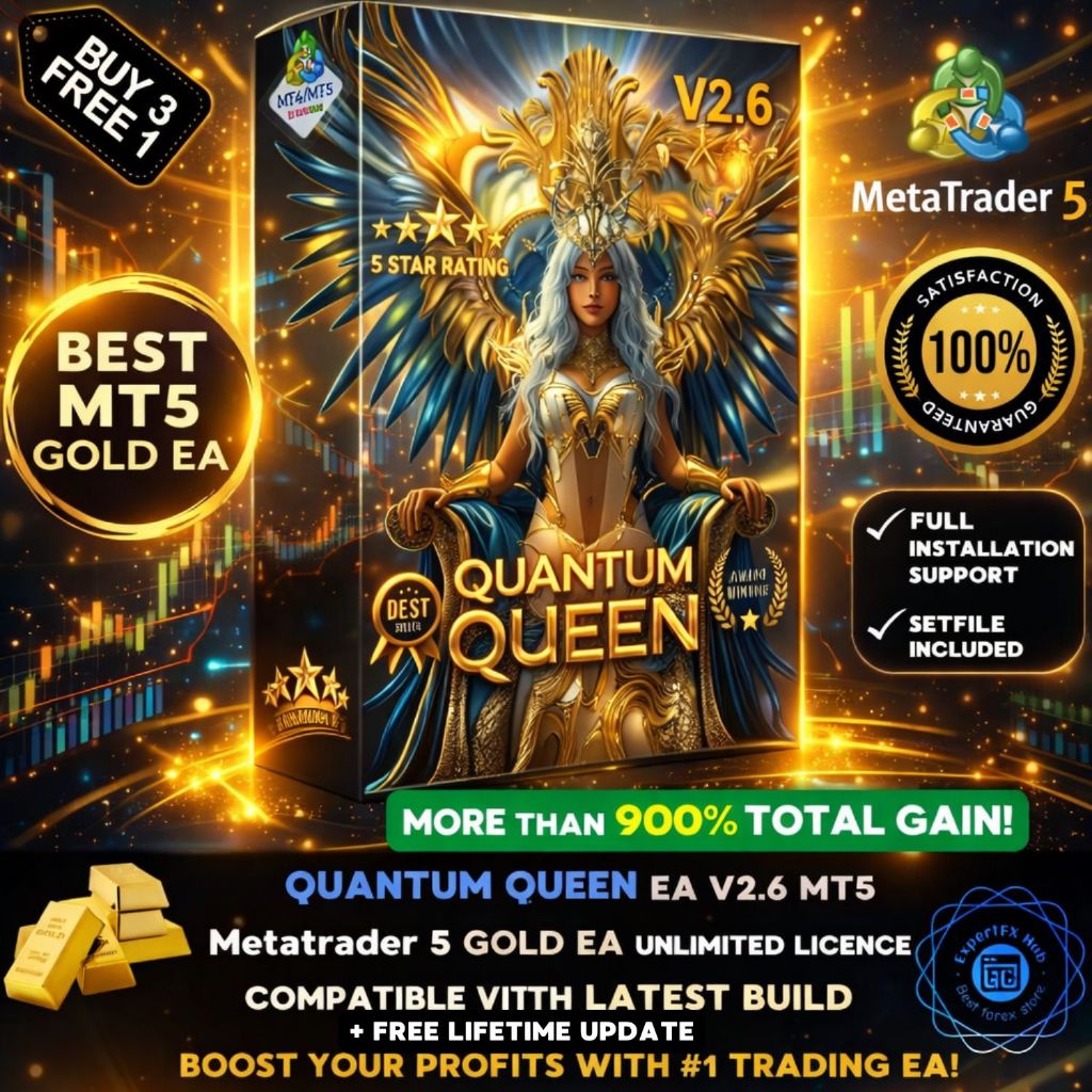 v2.6 Quantum Queen EA Metatrader 5 Expert Advisor ftmo prop firm challenge scalping trading bot unli