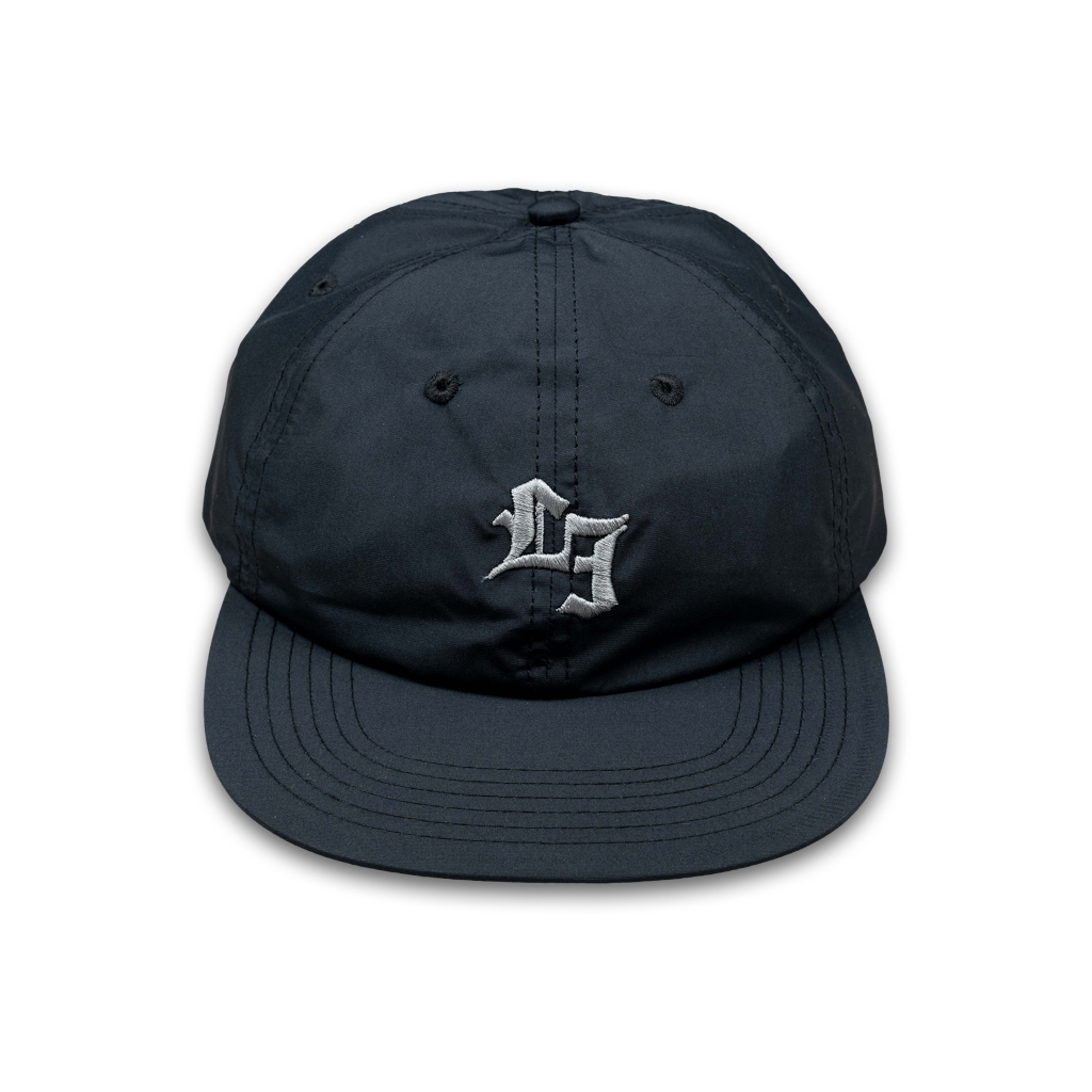 Lawless Jakarta - Initial Logo Outlaw Embroidered 6 Panel Cap - Black