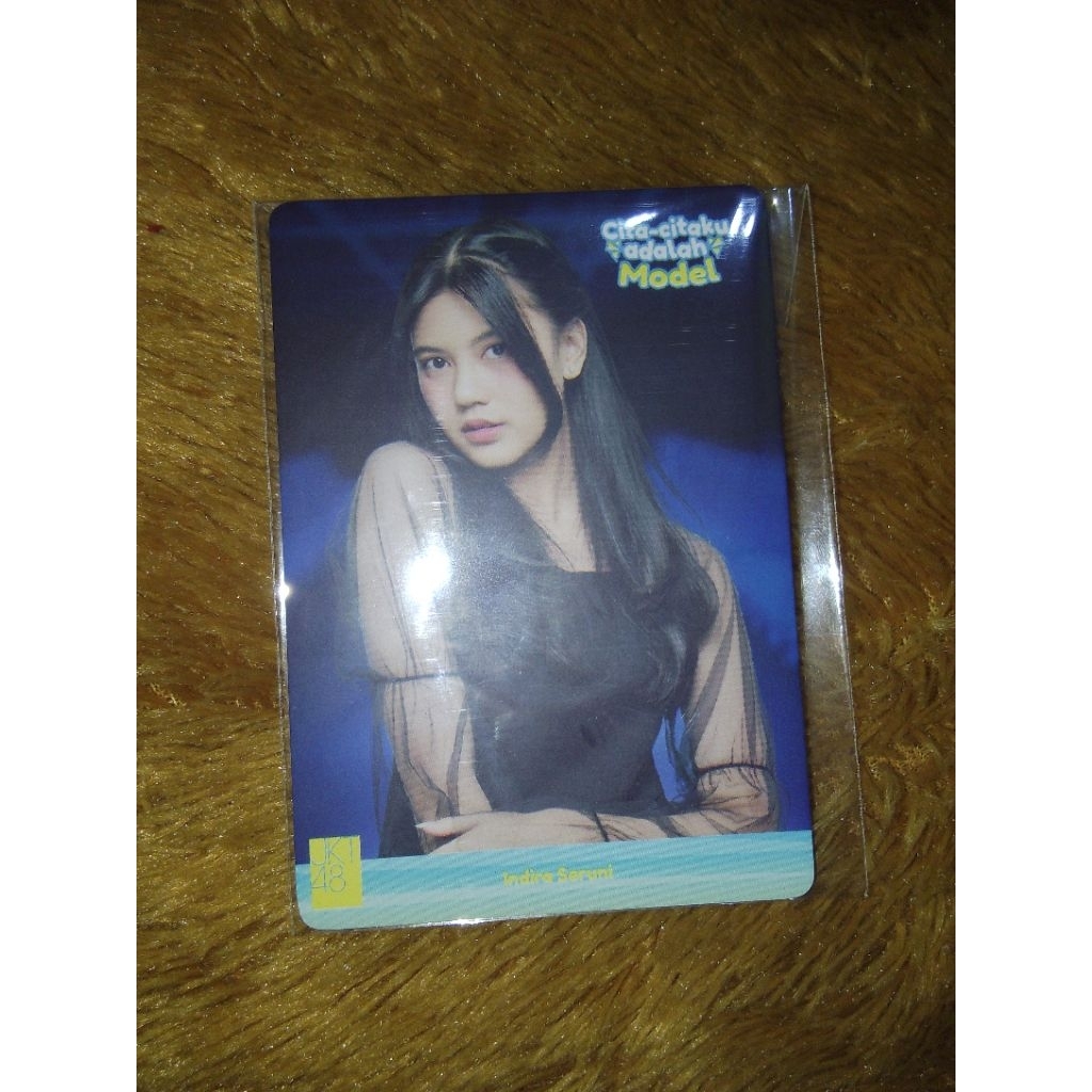 Photocard indira cita cita masa kecil edisi bulan mei