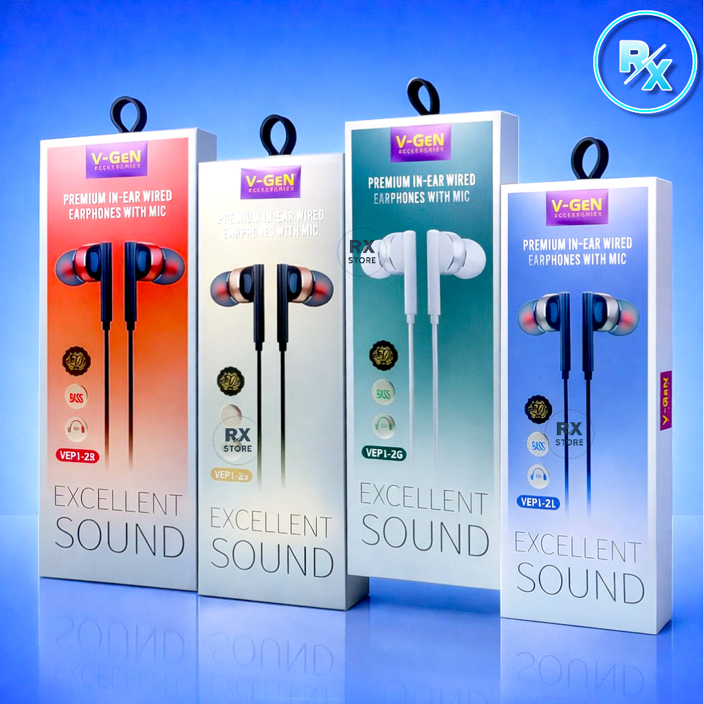 Earphone VGEN Headphone Headset V-GeN VEP1-02A VEP1-06 VEP1-07 VEP1-08 VEP1-09 VEP1-10 VEP1-11 VEP1-