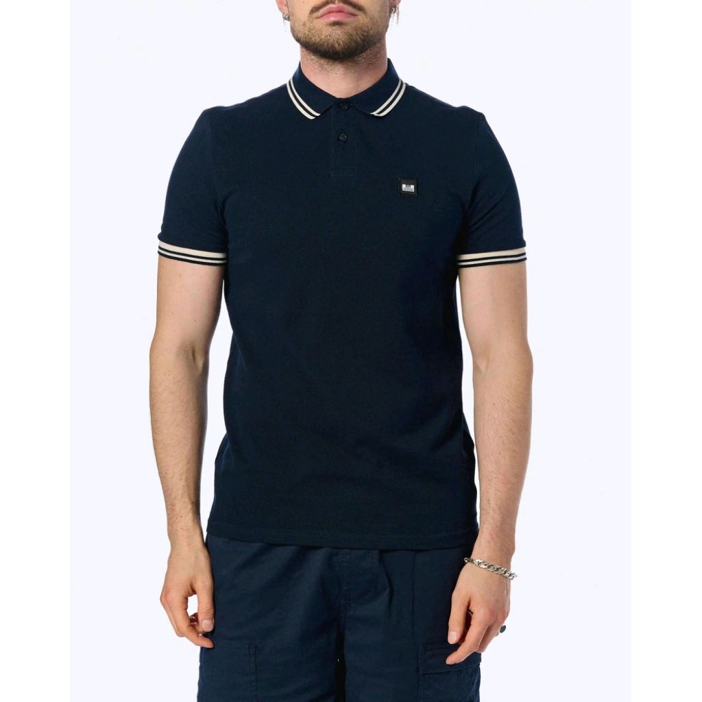 Weekend Offender Levanto Polo Shirt Navy / Alabaster Original