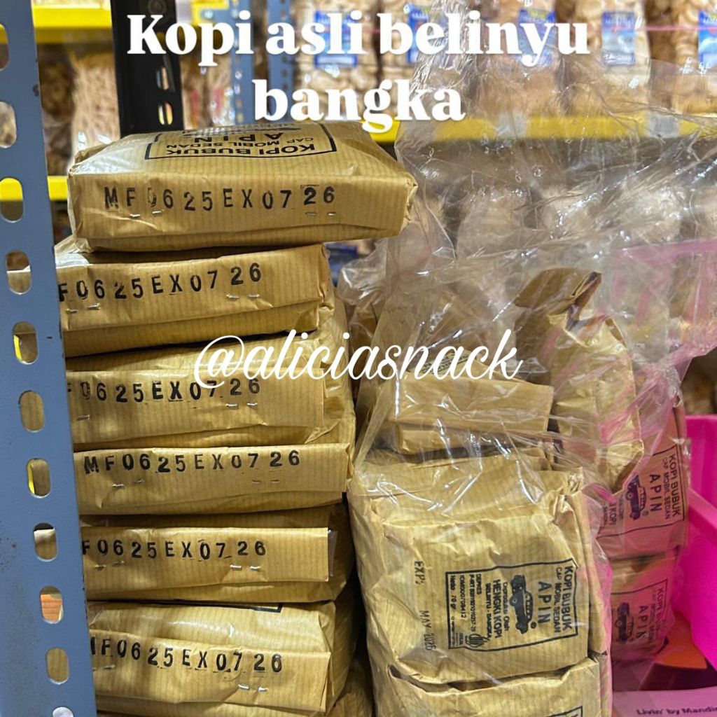 Kopi Bubuk Cap Mobil Sedan Apin Belinyu Bangka
