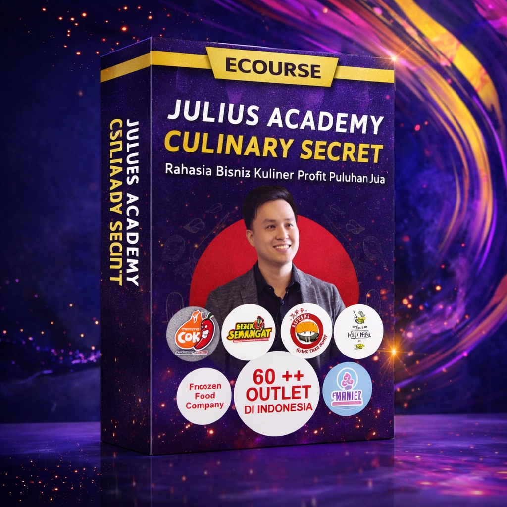 JULIUS ACADEMY CULINARY SECRET - Rahasia Bisnis Kuliner Profit Puluhan Juta