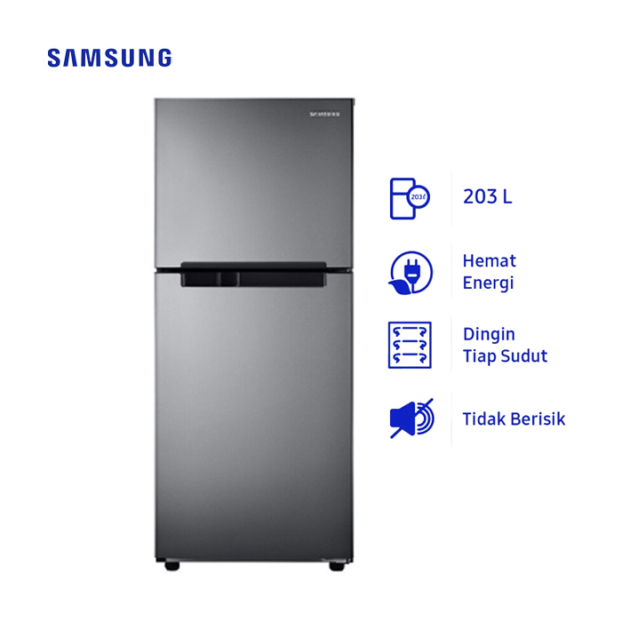 Kulkas Samsung 2 Pintu RT19M300BGS Digital Inverter 203 Liter