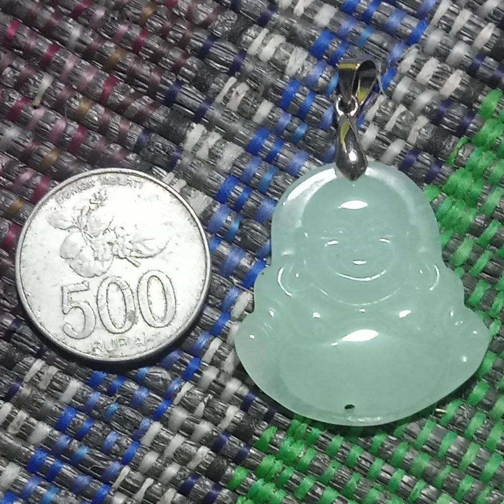 liontin budha matrea batu giok