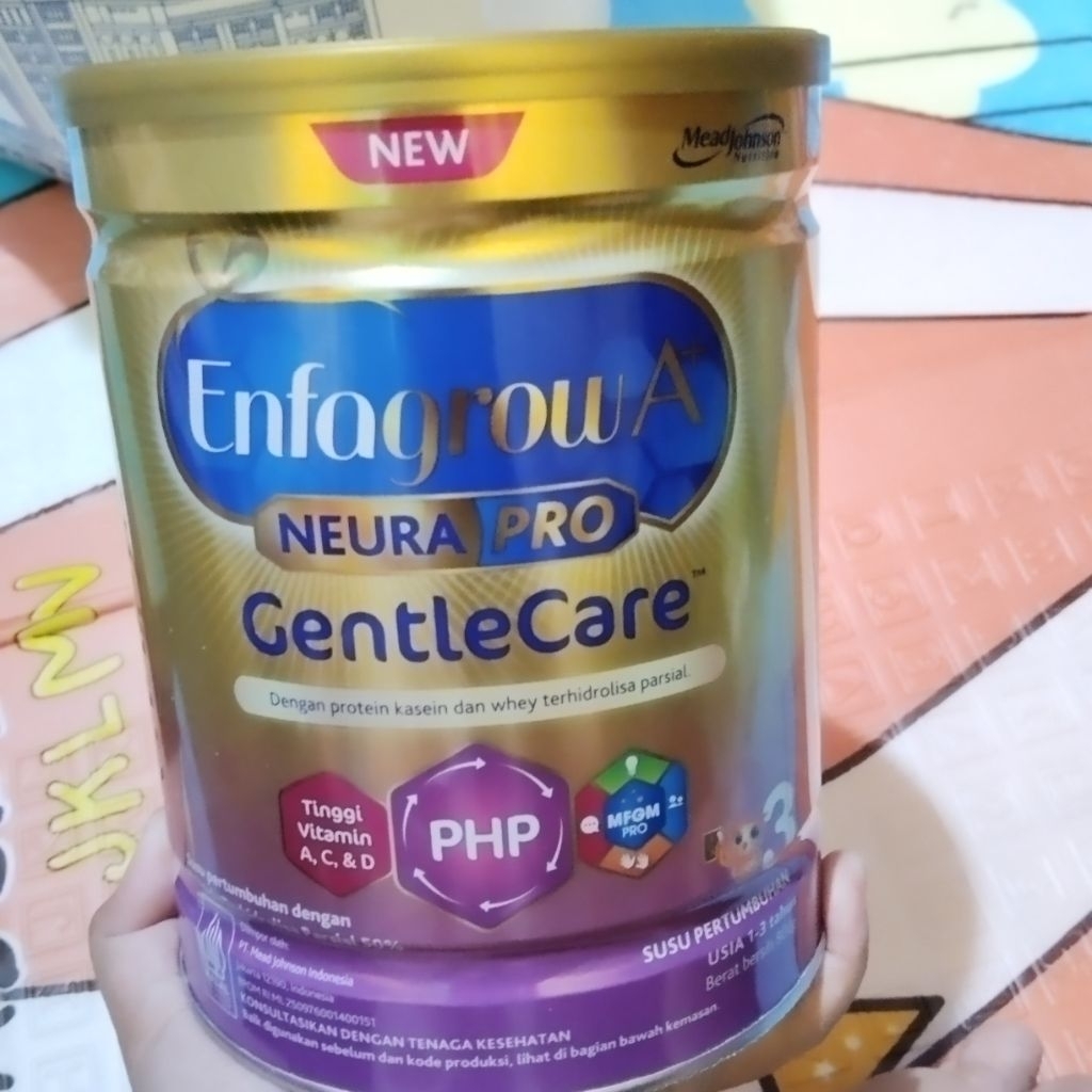 Preloved Susu Enfagrow Gentle Care Tahap 3 1-3 Tahun 800g