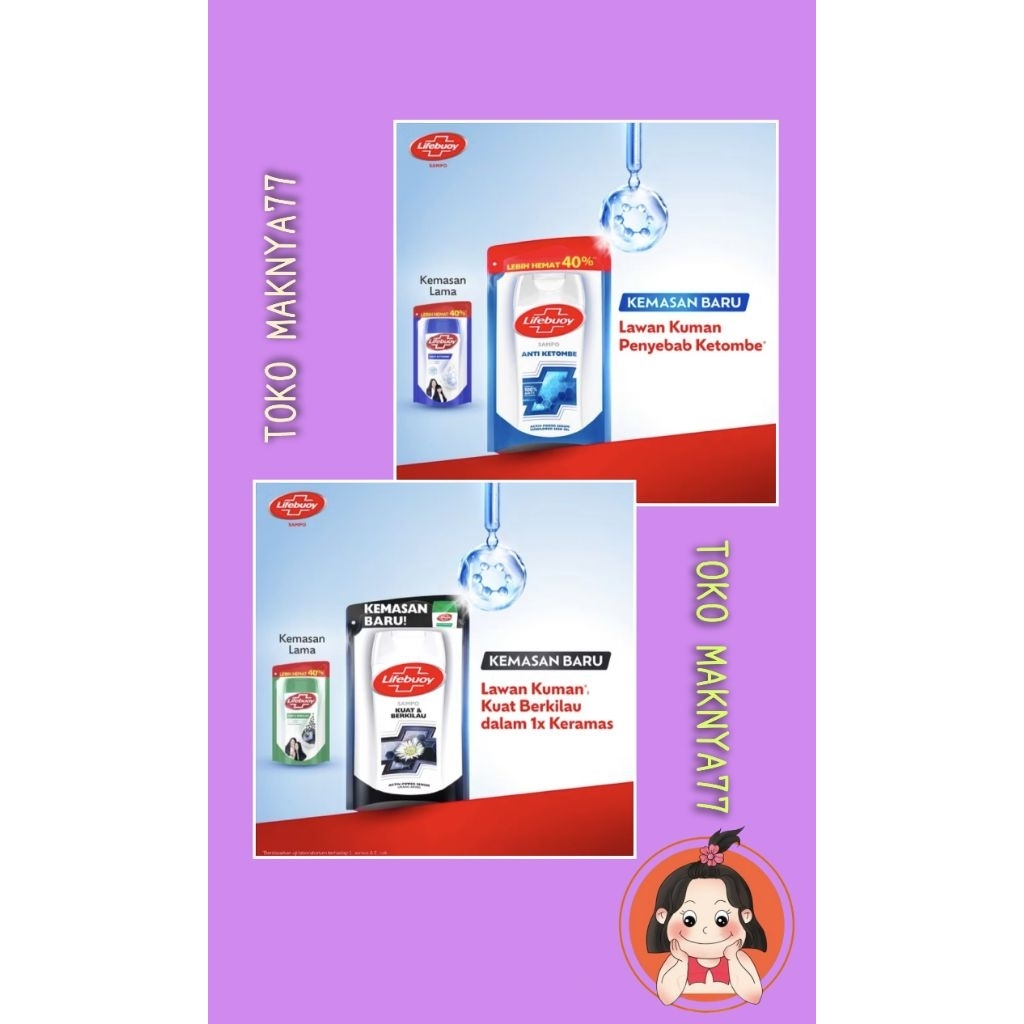 LIFEBUOY SHAMPO REFILL 900ML/ISI ULANG SAMPO LIFEBUOY 900ML