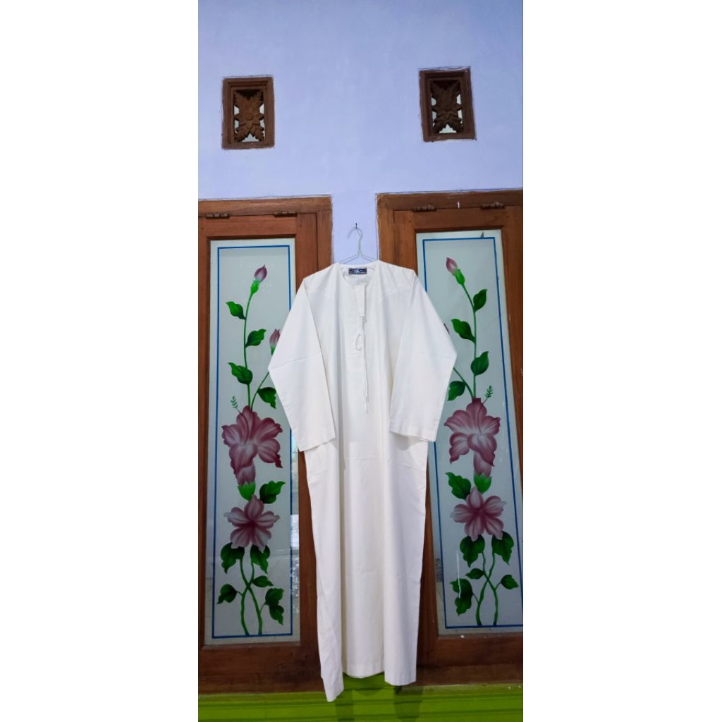 GAMIS PRIA PUTIH PL BRAND ALTOUMOH