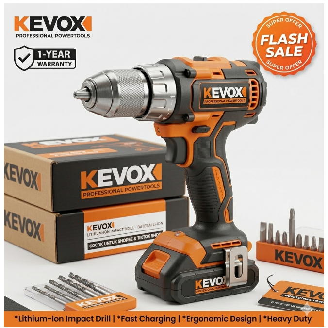 1850R/menit bor cordless cordless drill bor impact baterai impact drill mesin bor listrik