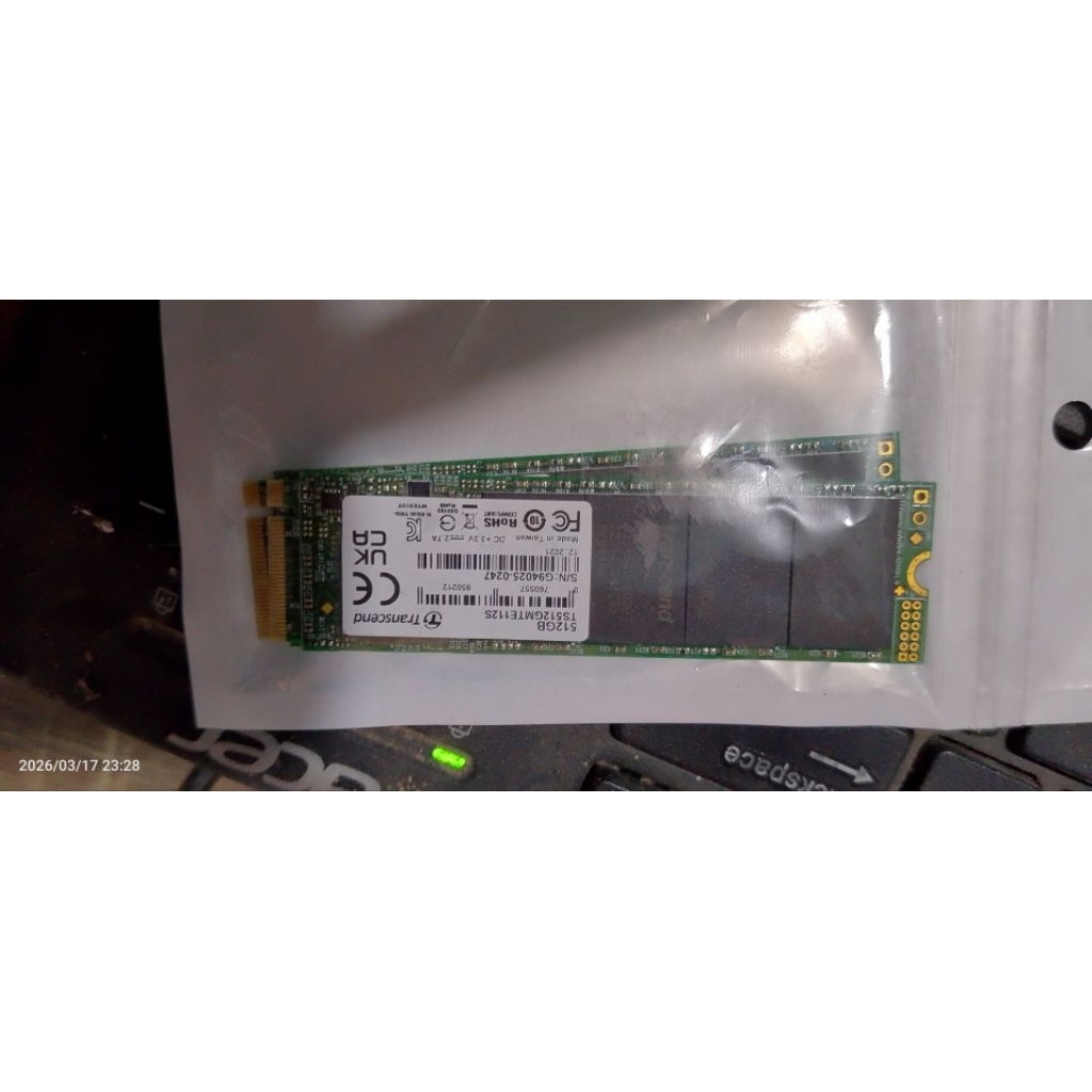 SSD M.2 NVME Transcend M.2 NVME 512GB - TS512GMTE110S