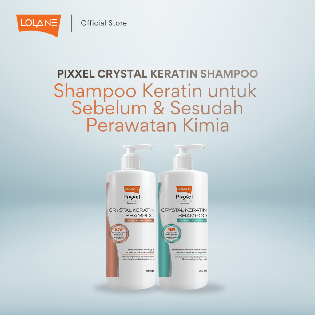 Lolane Pixxel Crystal Keratin Shampoo | Shampoo Kristal Keratin Lolane