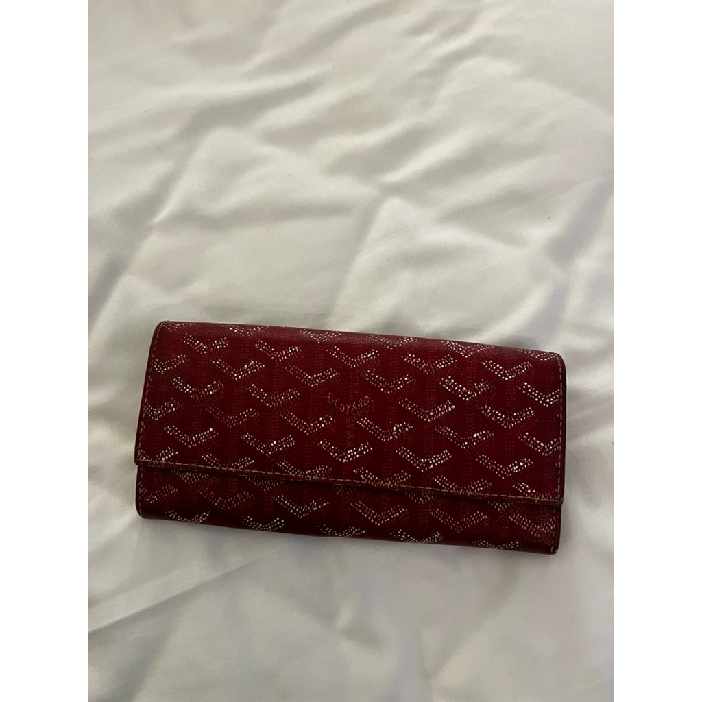 authentic long wallet goyard