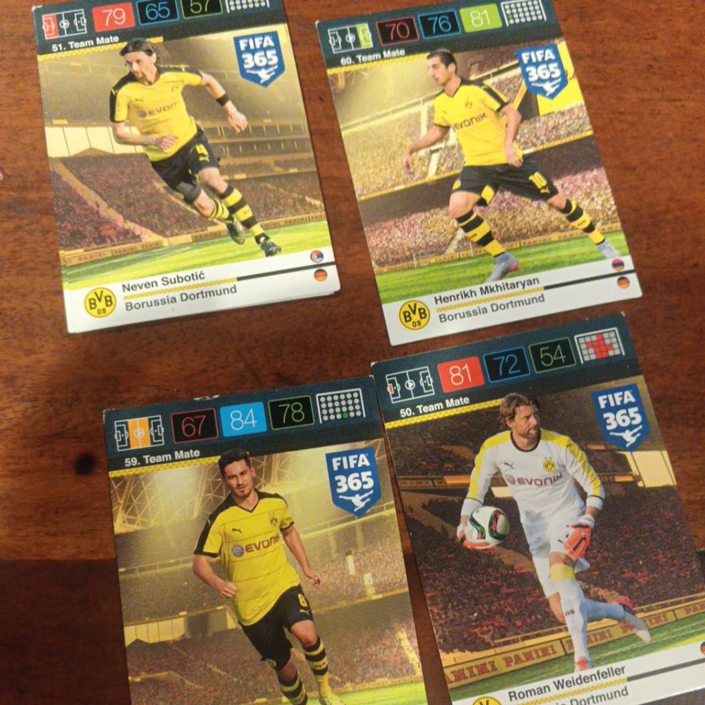 kartu bola panini xl adrenalyn fifa 365 2015 Borrusia Dortmund base card