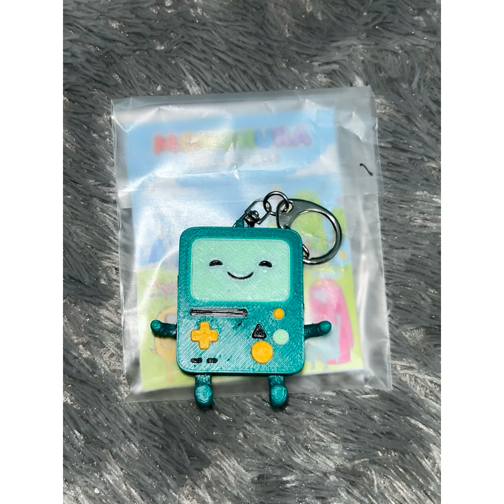 ADVENTURE TIME KEYCHAIN BMO FINN THE HUMAN GANTUNGAN KUNCI LUCU