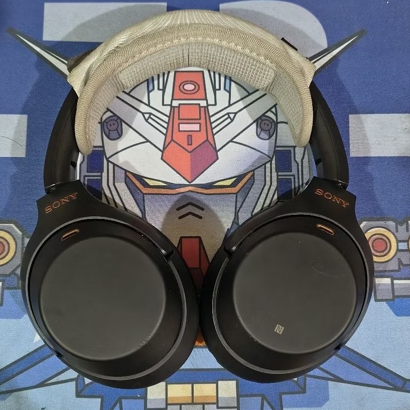 fullset original SONY WH 1000XM3 premium wireless headphone headset mic bass bluetooth