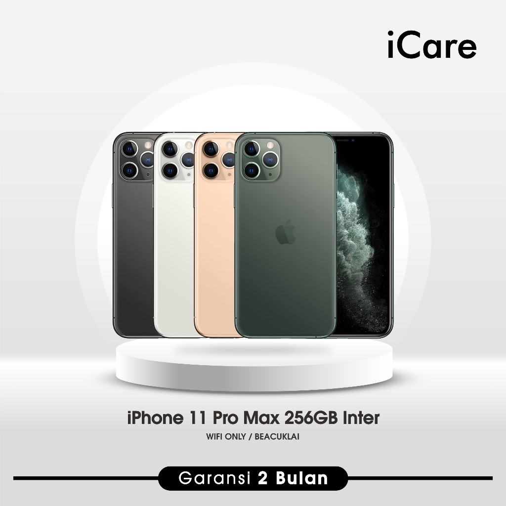 iPhone 11 Pro Max 256GB Second Original Inter Fullset Mulus