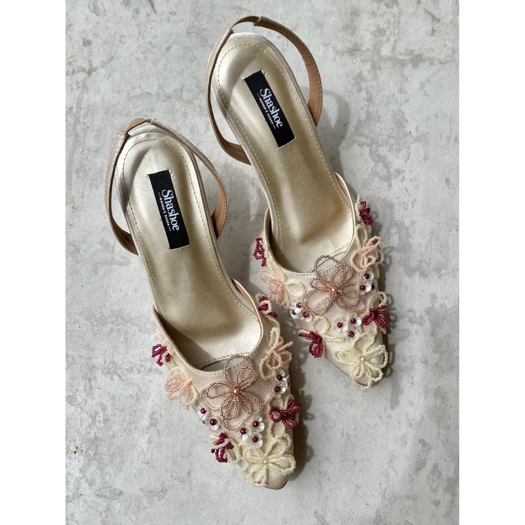 Heels Pesta Cantik | Heels Wedding Custom | Heels Pesta Custom | Shashoe.id