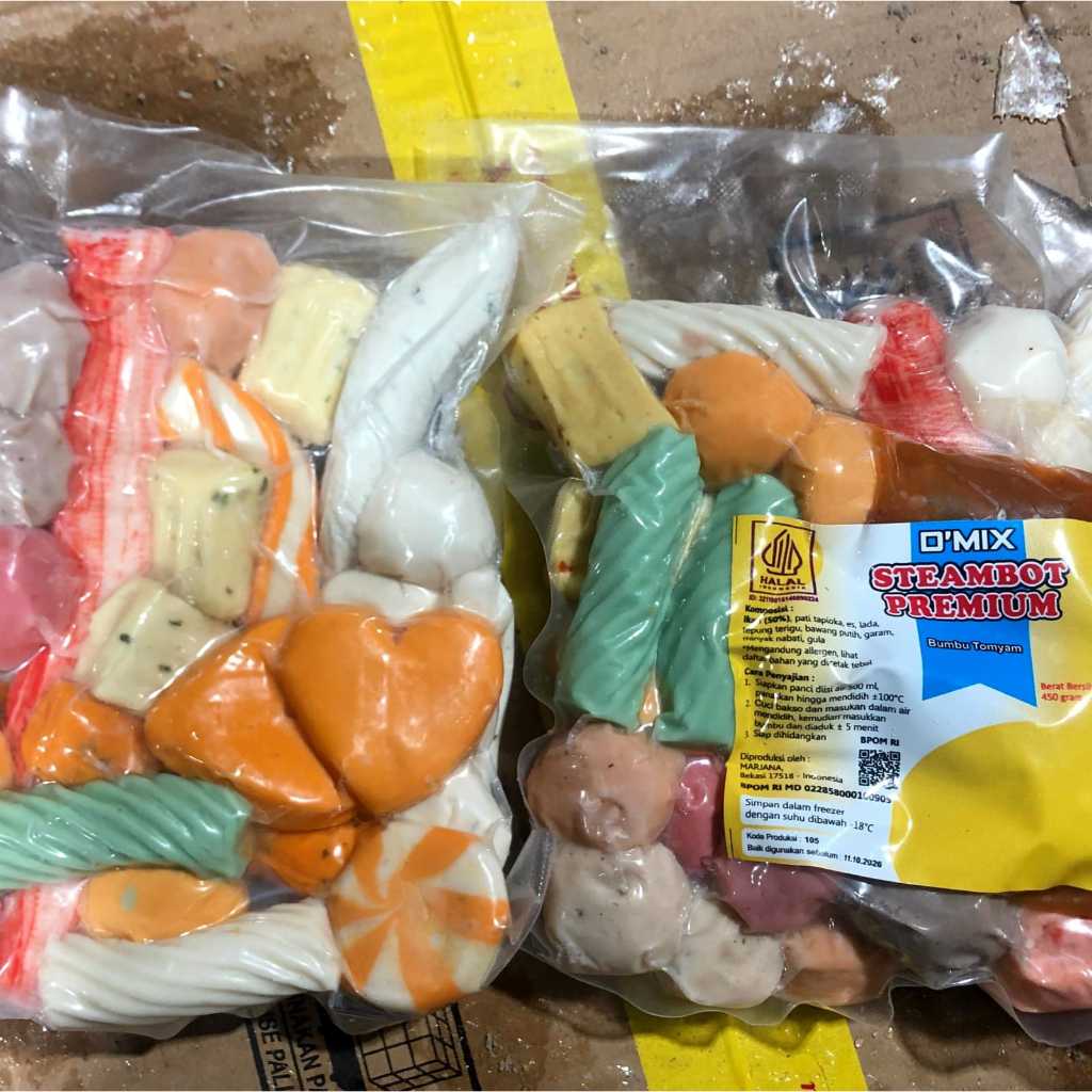 D’MIX Steamboat Premium 450gr | Mix Seafood Steamboat / Suki Frozen Food Halal