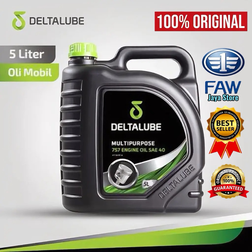 Oli Deltalube 757 Multipurpose Sae 40 - 5L Mobil Diesel & Bensin
