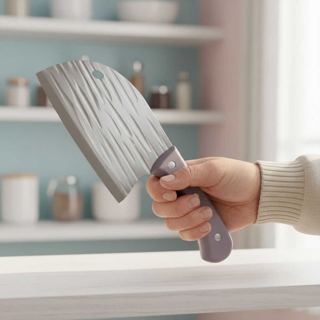 Golok Daging Stainless Steel Tebal Pisau Pemotong Tulang Super Tajam