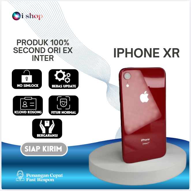 iPhone XR 128GB,256GB Second Ori Apple Kondisi Mulus & Normal, ALL SIM , KUALITAS TERJAMIN