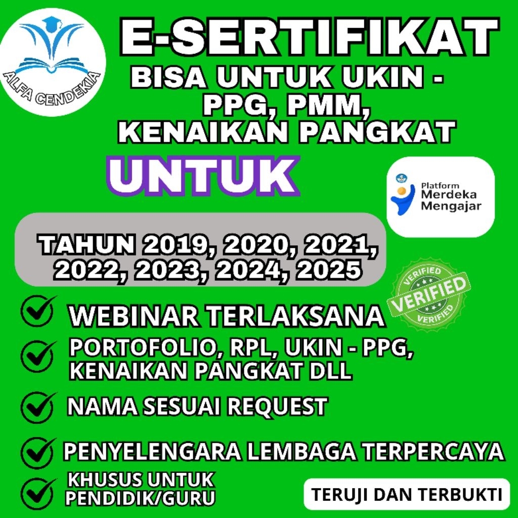 E-Sertifikat Webinar
