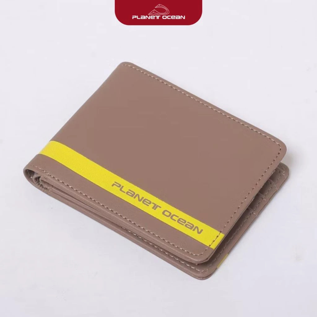 PLANET OCEAN - Dompet Pria PVC Kulit Premium Lipat Waterproof - DPO 303881