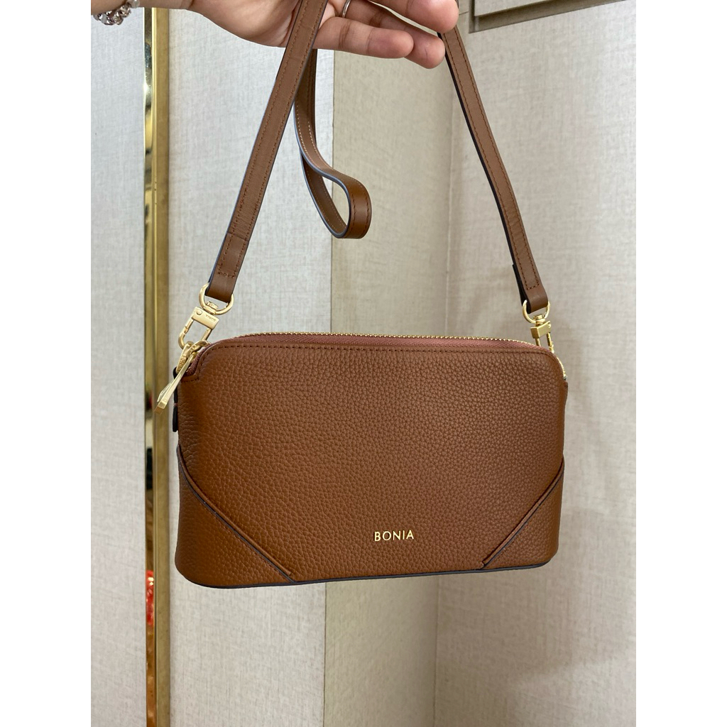 TAS BONIA ORIGINAL SLING BAG KULIT POLOS