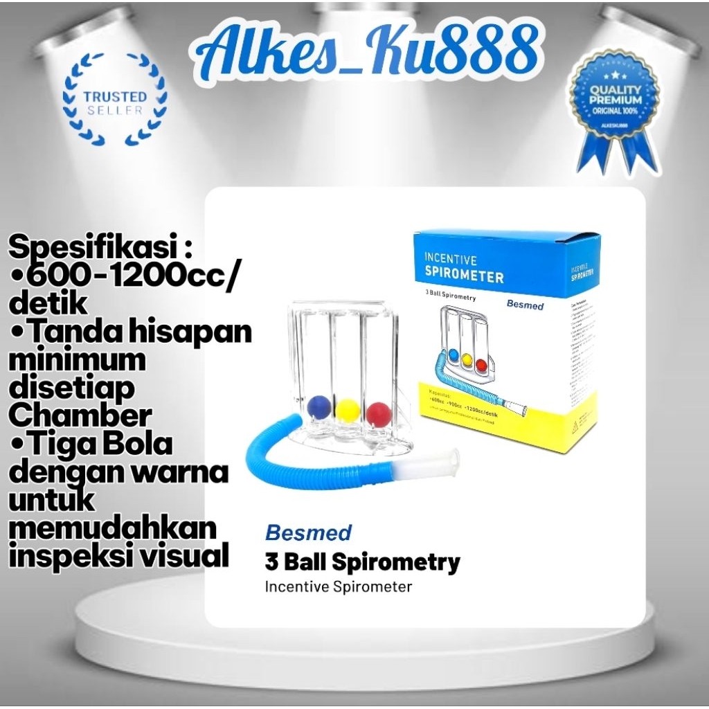 INCENTIVE 3 BALL SPIROMETRY / SPIROMETER BESMED