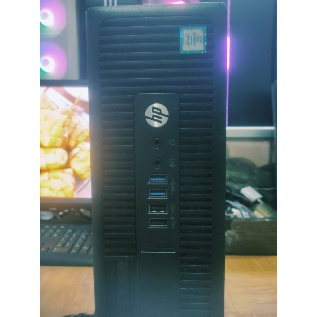 PC buildUp slim Cpu mini Hp eliteDesk 800 G2 SFF Core i3 Gen6-7 SSD Ram Termurah Terlaris