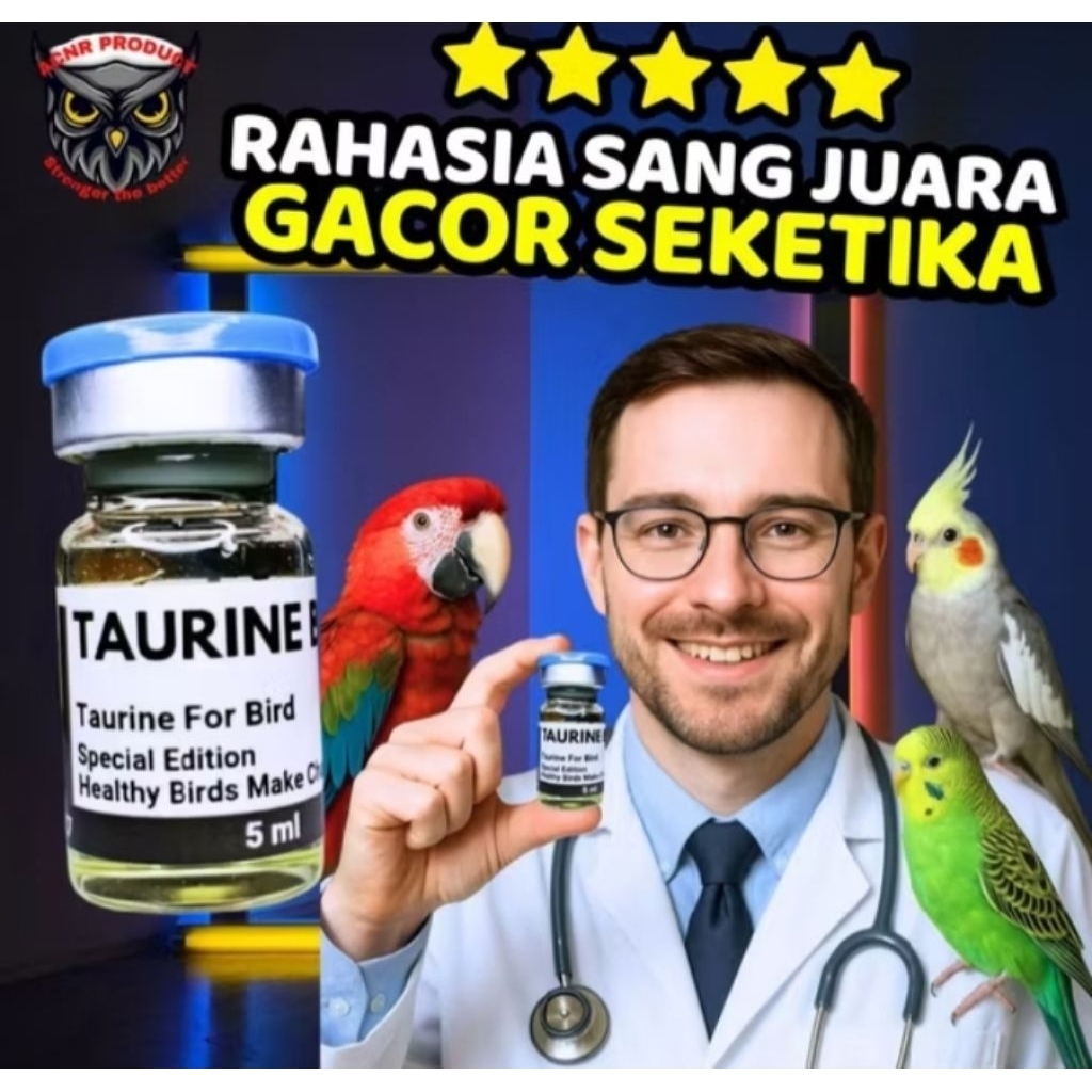 taurine bird penggacor burung vitamin bikin sehat dan rajin bunyi