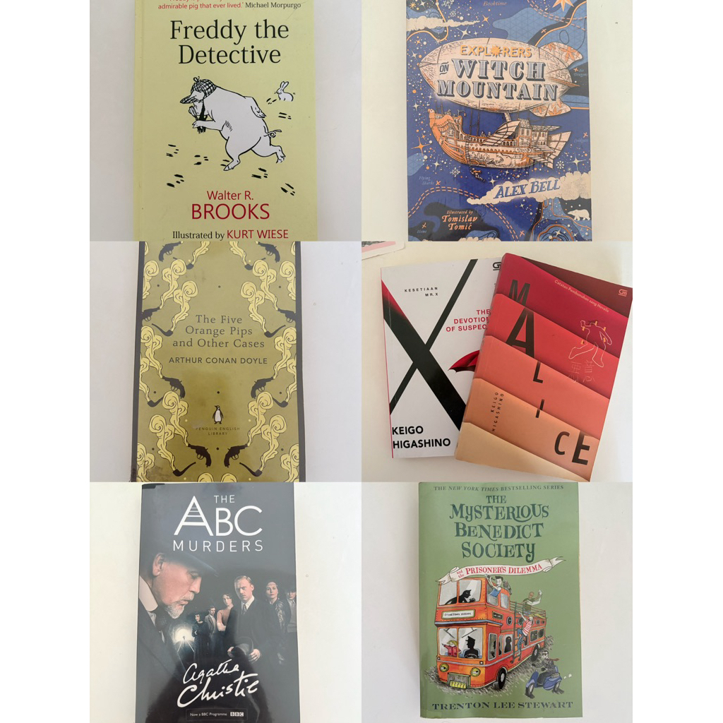 Preloved Novel Buku Inggris Keigo Higashino Agatha Christie Malice