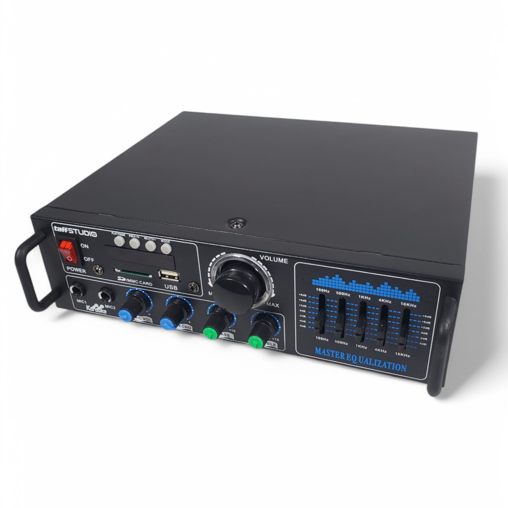 Audio Amplifier Bluetooth LED Display HiFi USB 160W