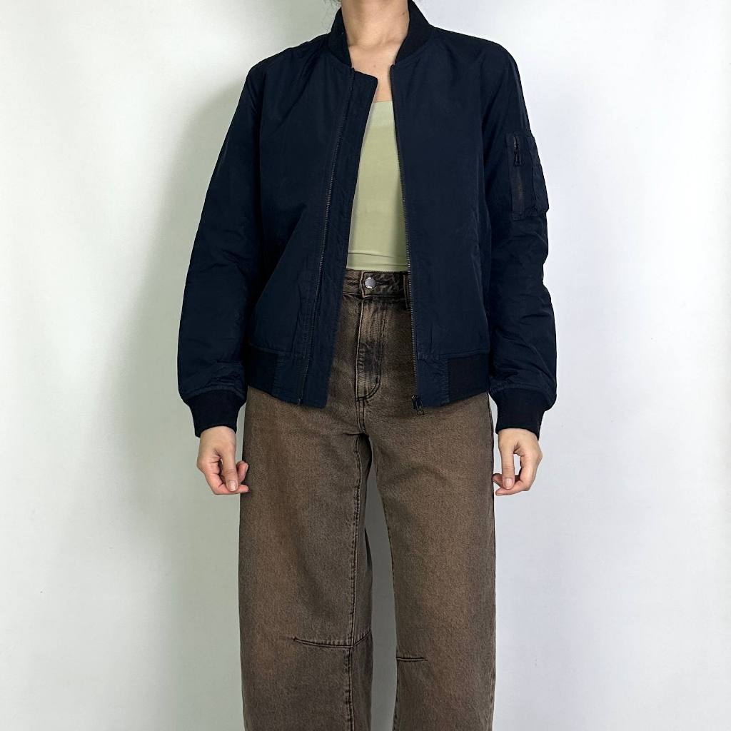 jaket wanita Global Work size M (seperti baru) 100% original 180326B