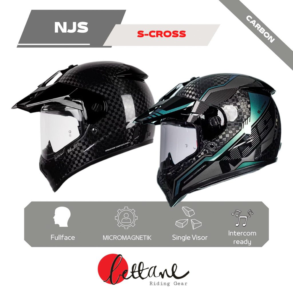 HELM NJS S-CROSS CARBON SPREADTOW DAN TOUR X